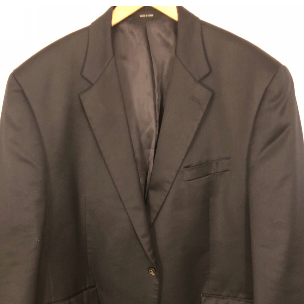 Navy Blue Calvin Klein Suit Jacket 52R